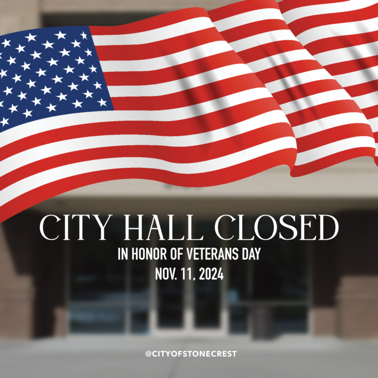 City Hall Closed in Observance of Veterans Day